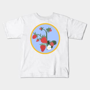 Cute Strawberry Sticker Kids T-Shirt